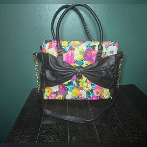 Betsey Johnson Floral Purse/Satchel